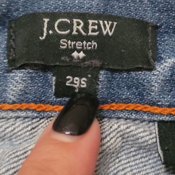 J. Crew Womens Jeans Blue 29S Matchstick Stretch Denim Pants Light Rinse - Picture 2 of 5